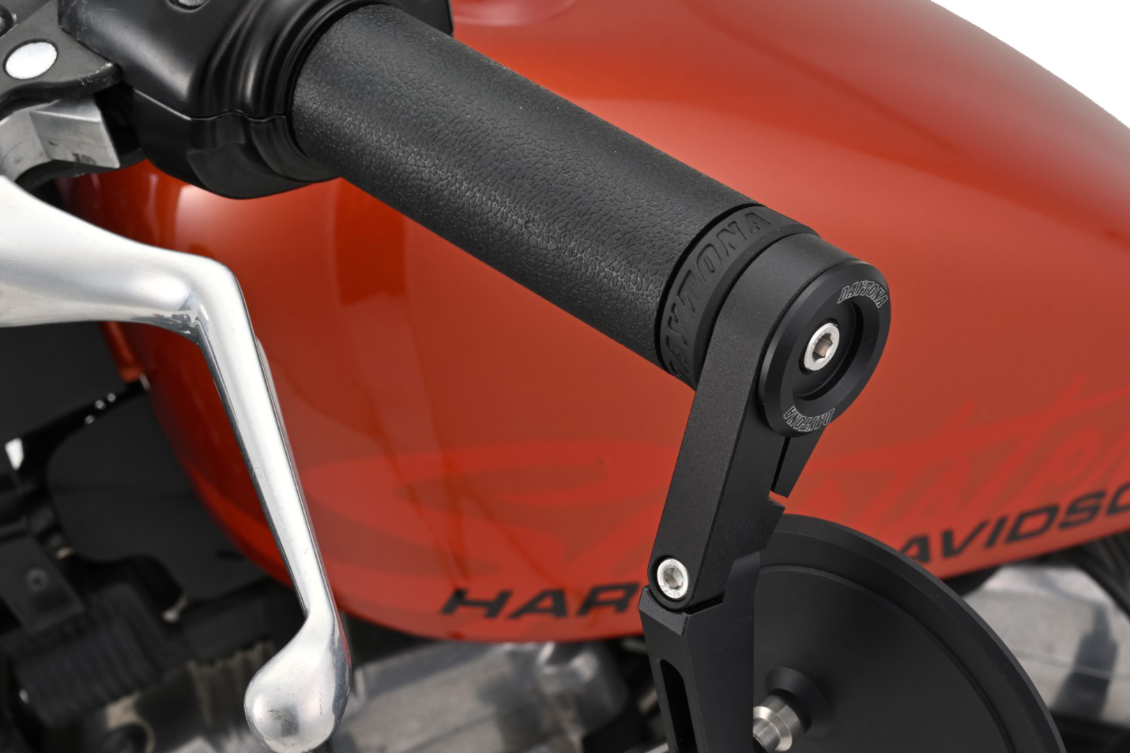 „D-Mirror“ Lenkerenden Spiegel Adapter Universal Schwarz 1″ | Daytona Japan – Bild 3