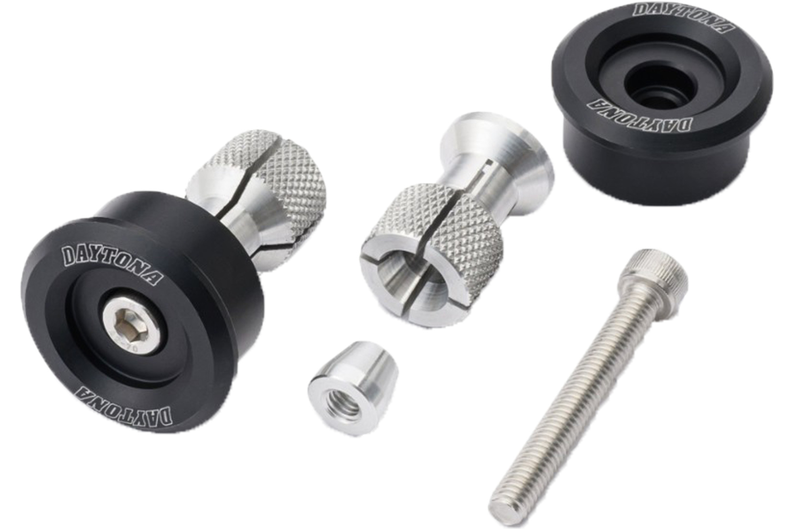 „D-Mirror“ Lenkerenden Spiegel Adapter Universal Schwarz 1″ | Daytona Japan – Bild 2