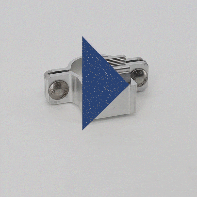 Alform-Klemmschelle AKS Ø 48, 60 und 76 mm, doppel- oder einseitig – Bild 4