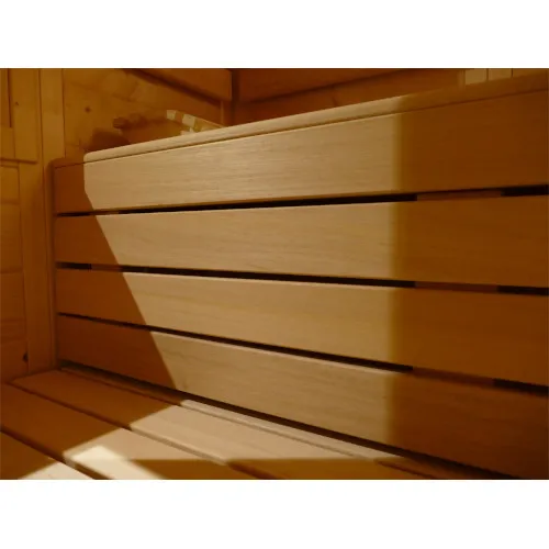 Zwischenbank Saunaliege Verkleidung Sauna Abachi Länge: 168 cm – Bild 2