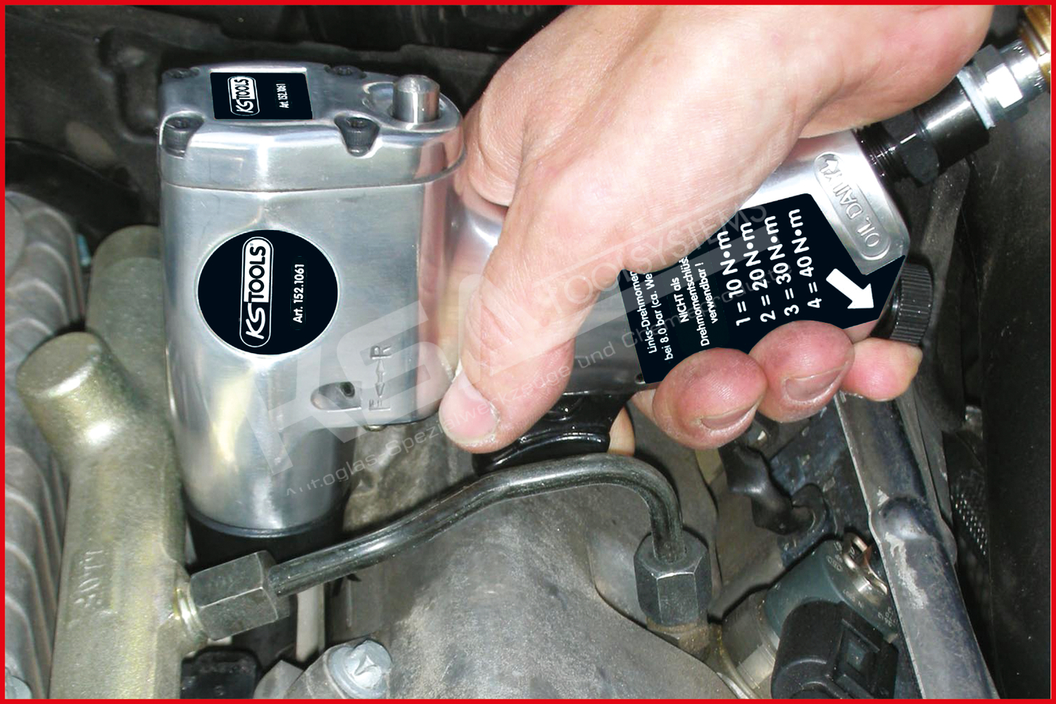 1/4″ Glühkerzen-Druckluft-Vibrationsschrauber-Satz, 5-tlg – Bild 5