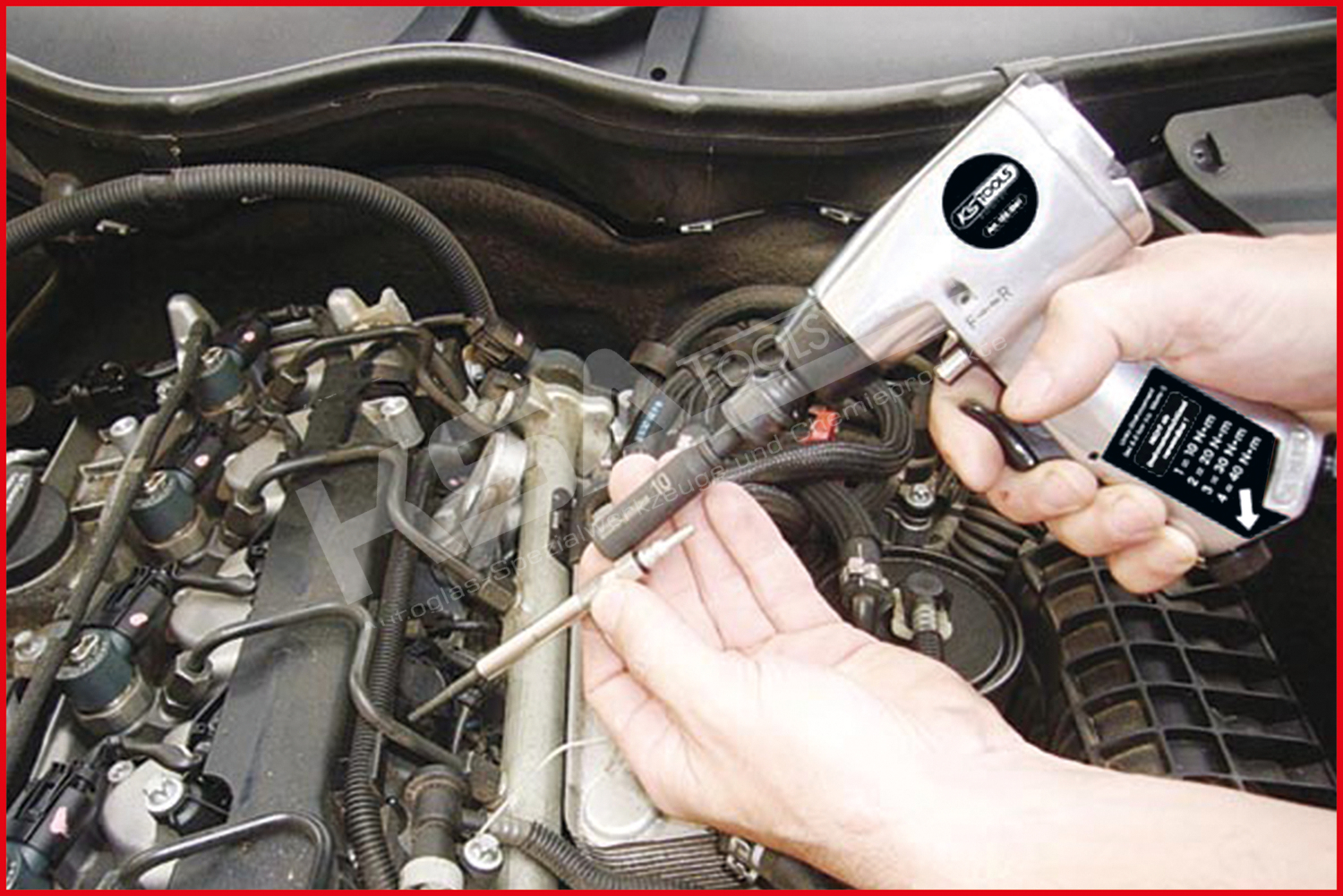 1/4″ Glühkerzen-Druckluft-Vibrationsschrauber-Satz, 5-tlg – Bild 6