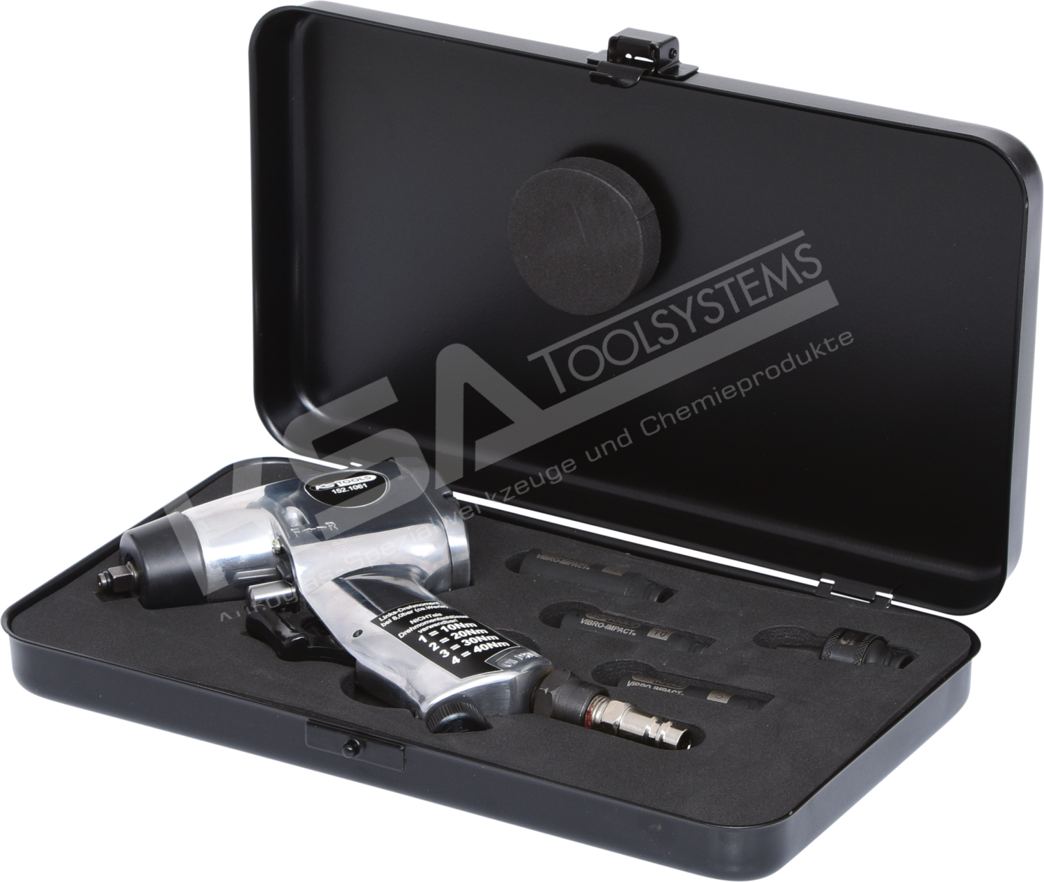 1/4″ Glühkerzen-Druckluft-Vibrationsschrauber-Satz, 5-tlg – Bild 2