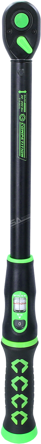 1/2″ COMPETITION Ratschen-Drehmomentschlüssel, 20-200Nm – Bild 9