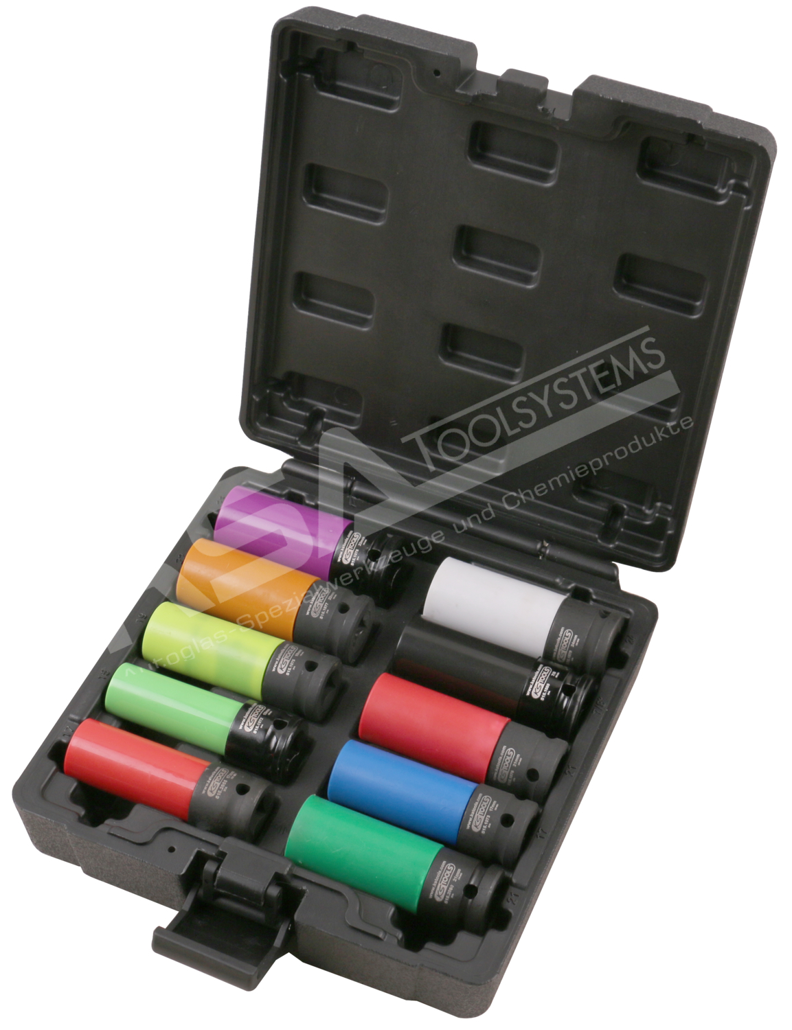 1/2″ Spezial-Alu-Felgen Kraft-Stecknuss-Satz, 10-tlg – Bild 7