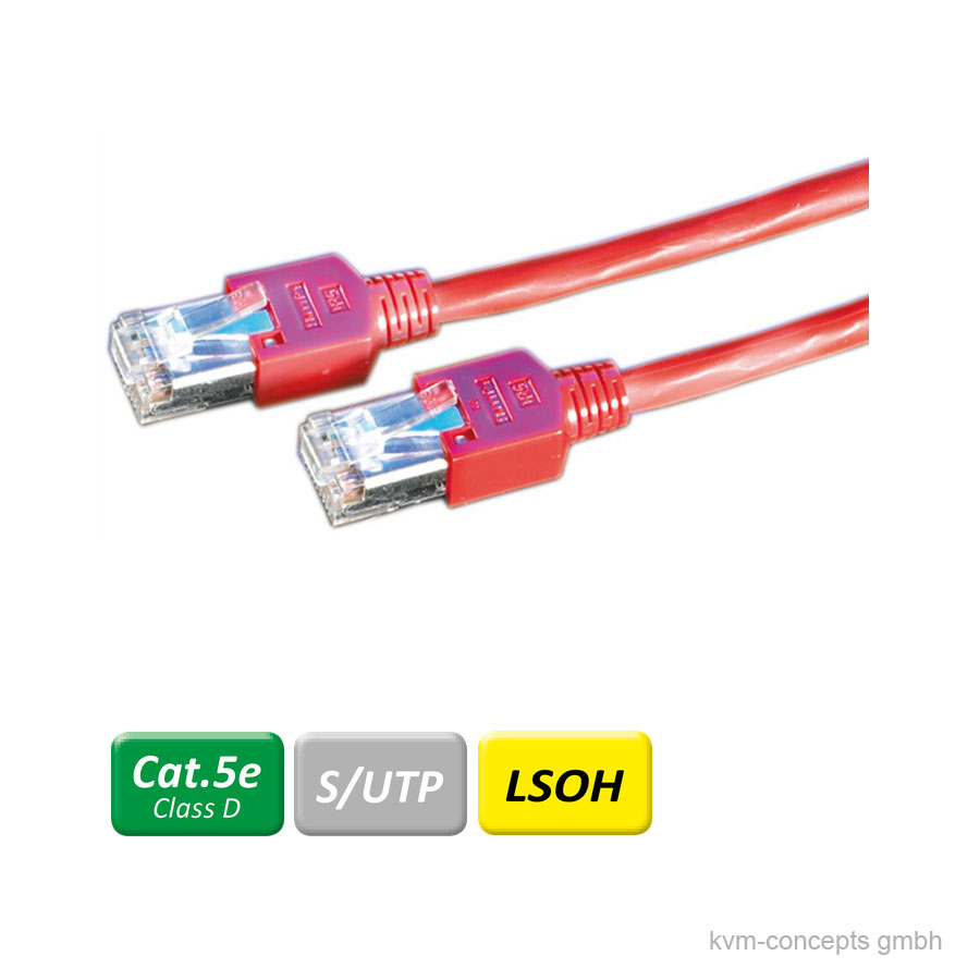 5m DÄTWYLER Patchkabel CAT 5e, rot