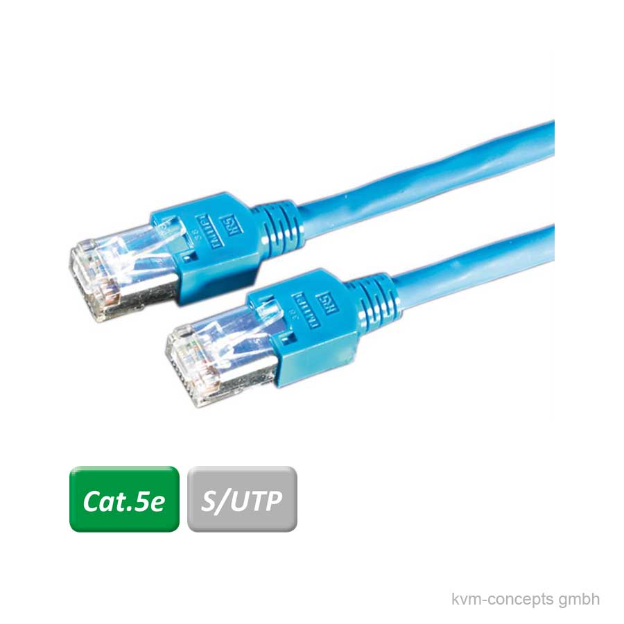 3m DÄTWYLER Patchkabel CAT 5e, blau